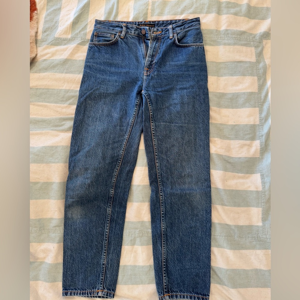 Nudie Jeans Breezy Britt in Dark Stellar Wash 28/28